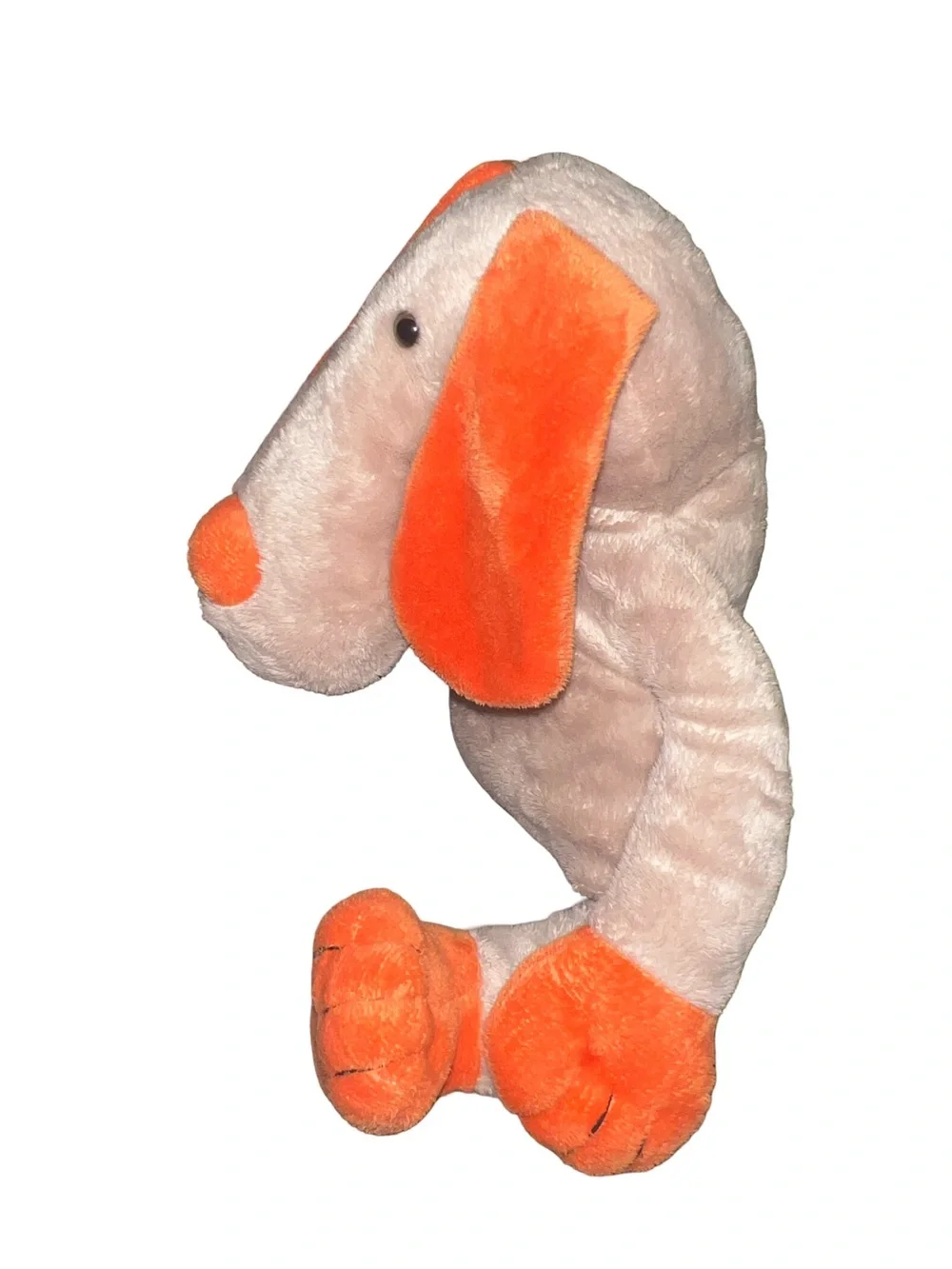 Htf Old Navy Orange Tan Long Nose Puppy Dog Plush holiday 2007